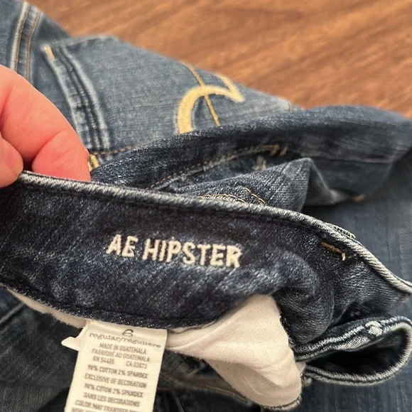 American Eagle. Vintage. Size 6 hipster. - Picture 5 of 6